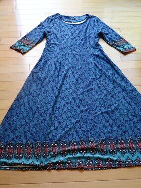 Reborn Floral Maxi Dress Size 1X